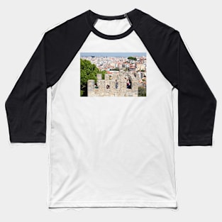 Tower of the Castelo Sao Jorge, Lisbon, Portugal Baseball T-Shirt